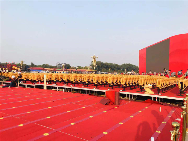 70周年阅兵式主会场搭建